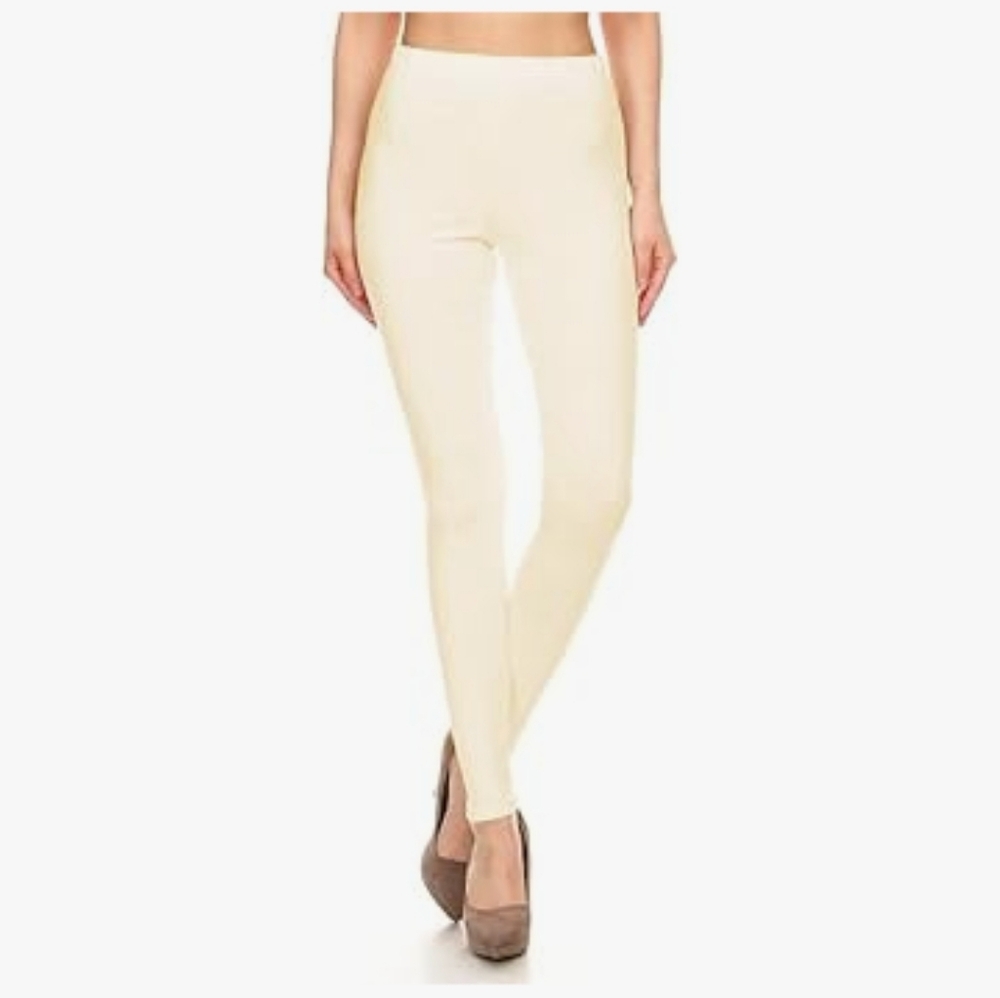 Cream Women's Leggings